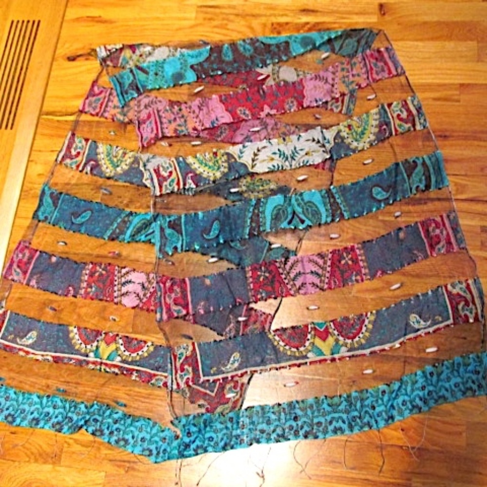 Boho Patchwork Sheer Scarf